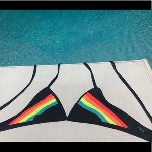 Jolyn rainbow bikini top